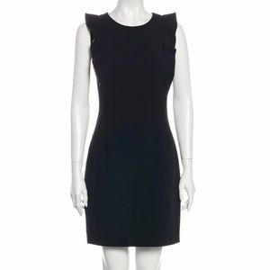 Sandro Paris Roman Cocktail Dress with Gold Accents